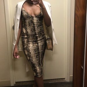 Snakeskin JLUXLABEL Dress